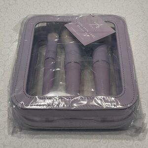 Anisa Beauty Lavender Mini Skin Care Brush Trio Collection